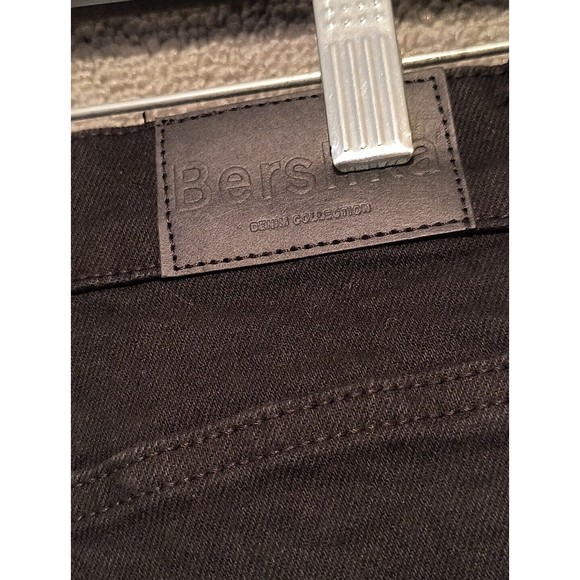 Bershka Black Denim Jeans Women's 8 High Waist 32" Inseam - Picture 3 of 7